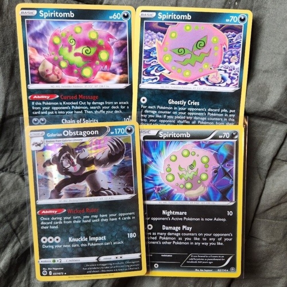 Spiritomb, Galarian Obstagoon Card Bundle